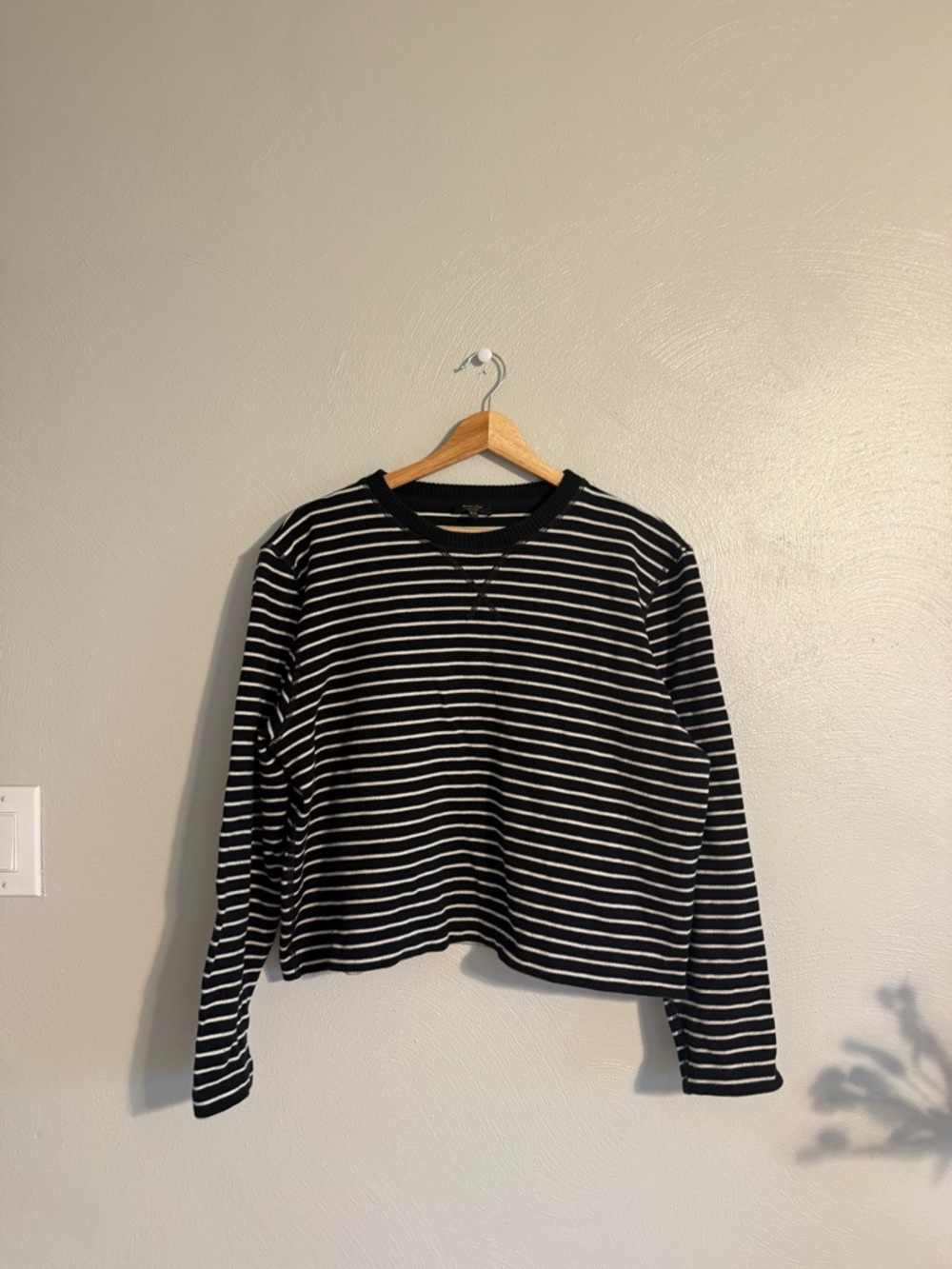 Massimo Dutti Cotton Striped Knit Top